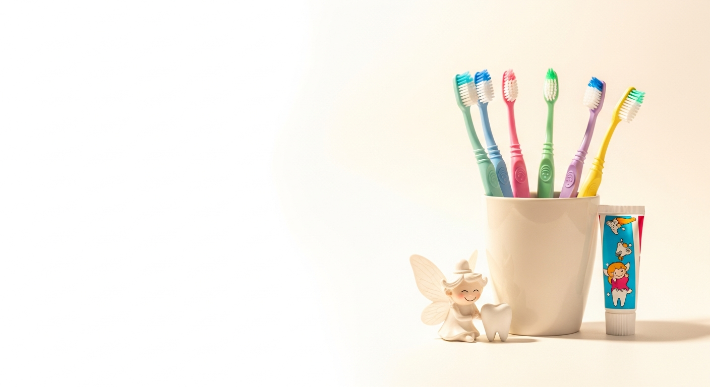 Darstellung von Karies bei Kindern