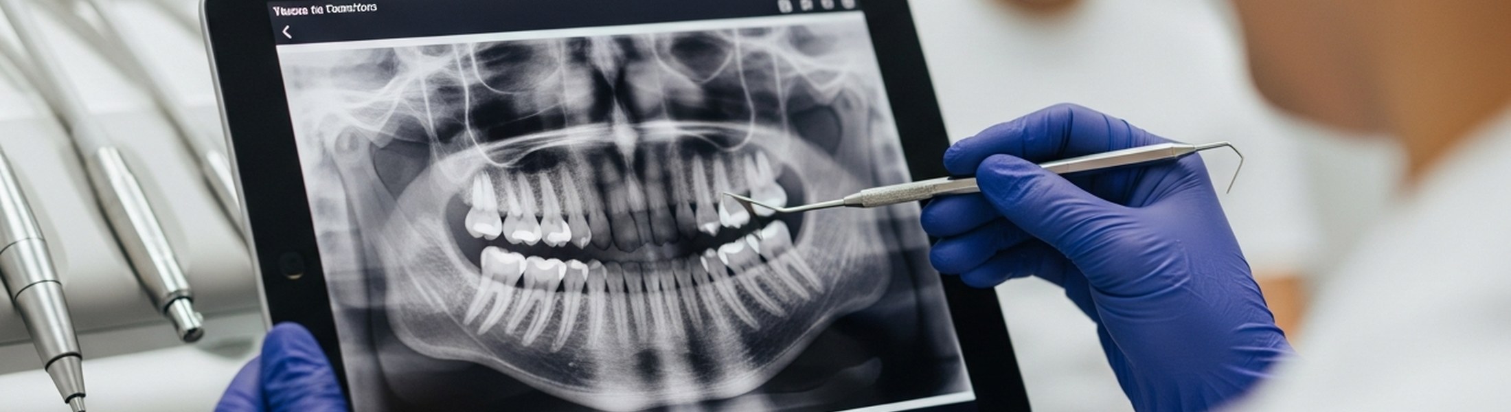 Digitale Diagnose auf einem Tablet